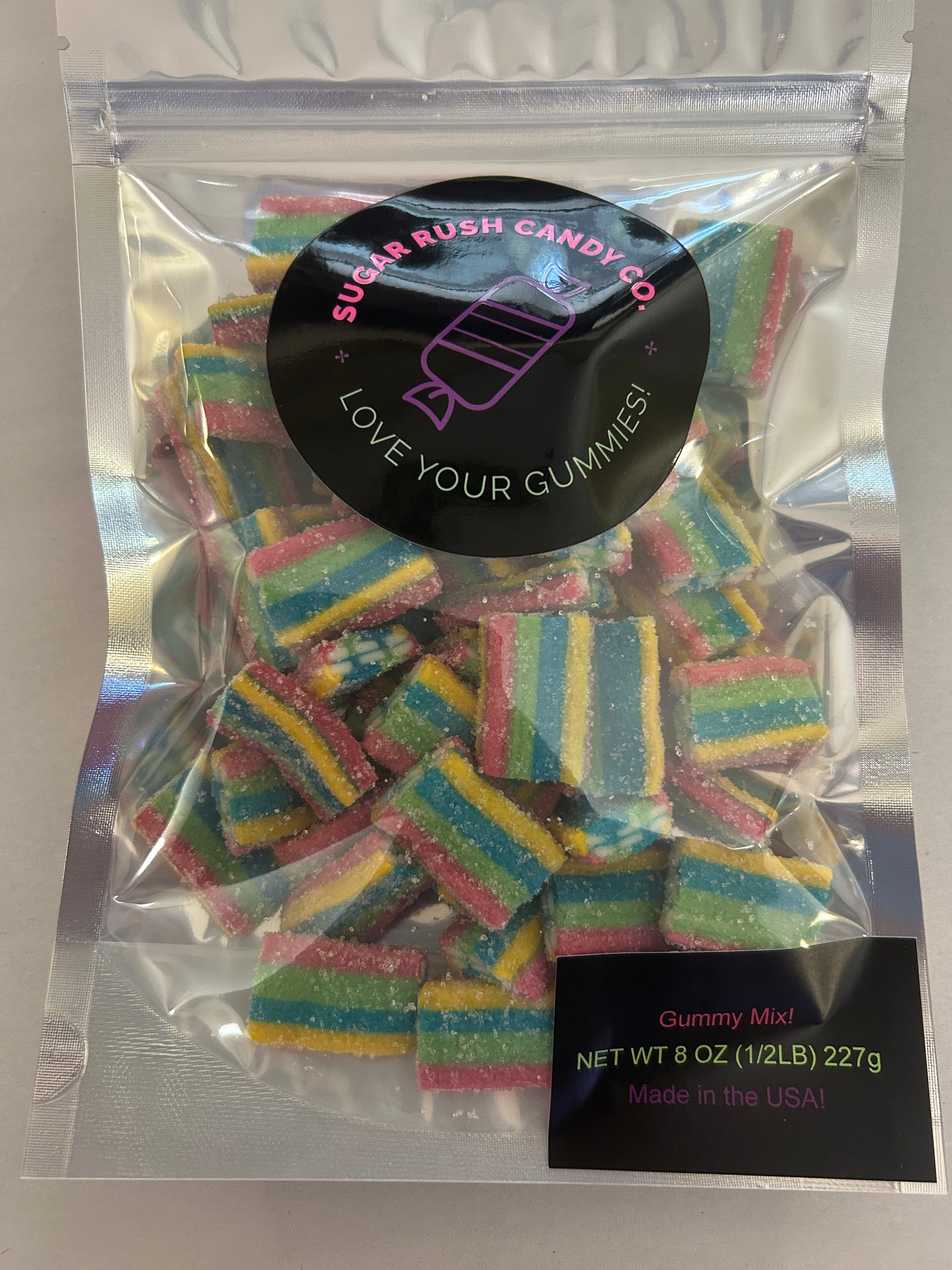 Rainbow Candy Bricks (1/2 Pound Bag)