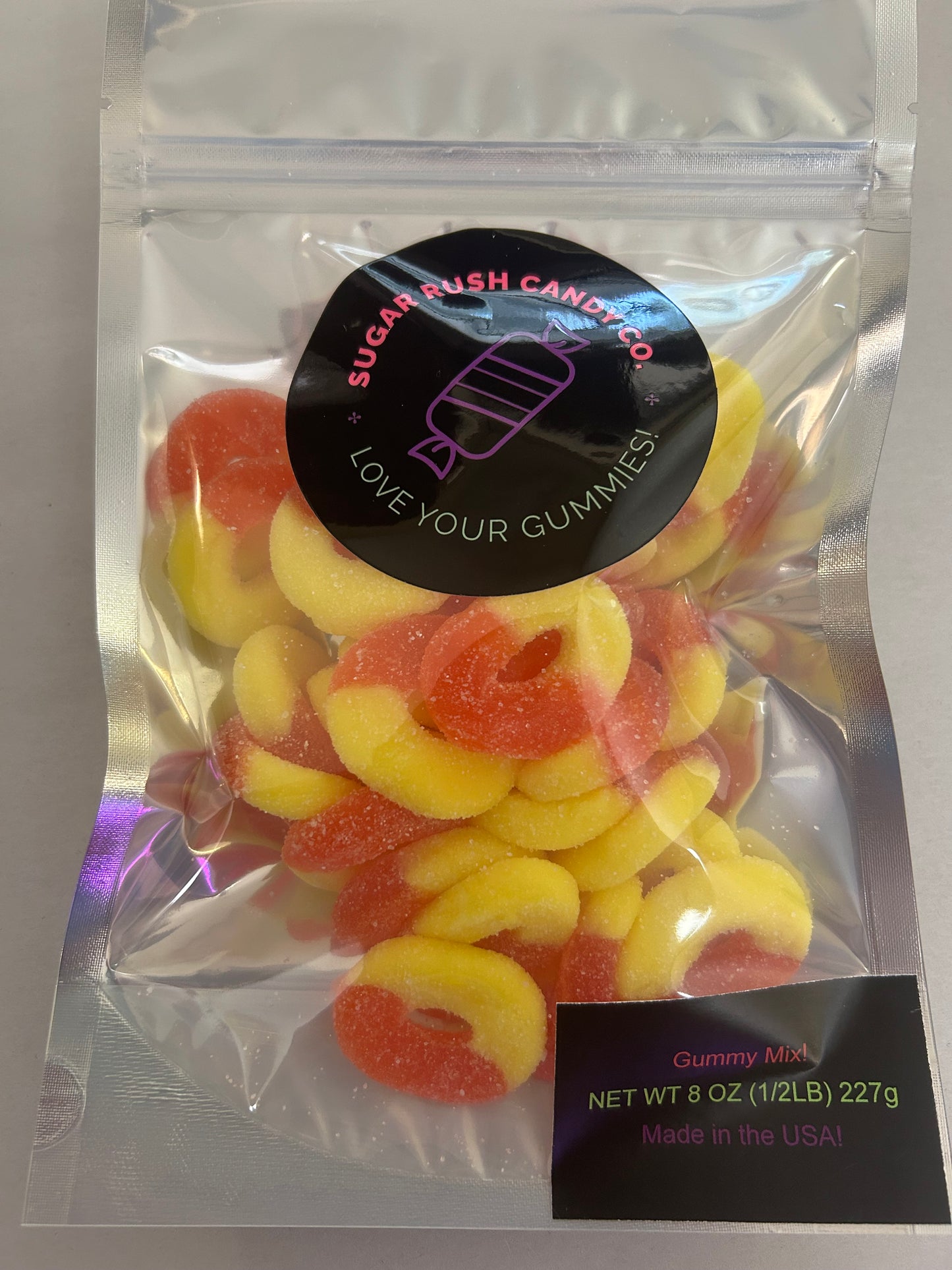 Peach Rings (1/2 Pound Bag)