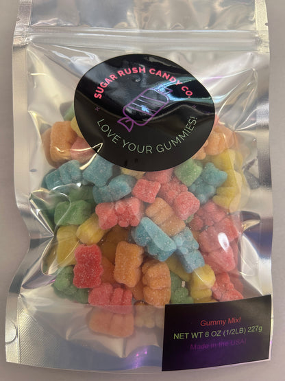 Neon Sour Bears (1/2 Pound Bag)